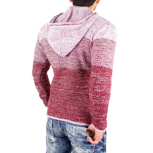 Reslad Strickhoodie Herren Colorblock RS-3108