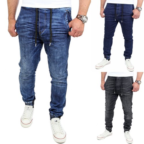 Reslad Herren Jeans im Sweatlook RS-2071