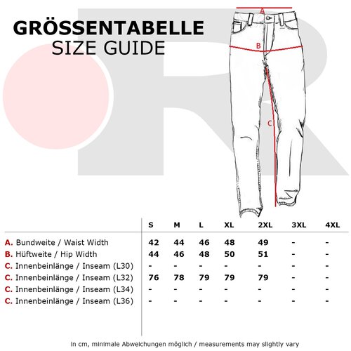 Reslad Casual Style Jeans-Herren Slim Fit Jogging-Hose RS-2071 Schwarz 2XL